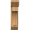 Ekena Millwork Westlake Slat Rough Sawn Bracket w/ Offset Brace, Western Red Cedar, 8"W x 24"D x 32"H BKT0806X24X32WTL06RWR - alternate 3